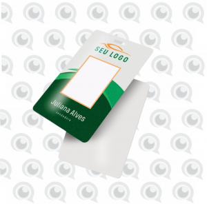 CRACHÁS - 20 UNIDADES PVC 88x56mm  Brilho Cantos arredondados *O prazo pode variar de acordo com a nossa demanda.