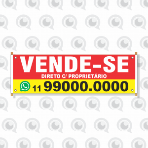 FAIXA 280G Lona Fosca 280g Tam. Variados 4x0 Impressão Solvente  