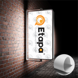 LONA BACKLIGHT Para Luminoso Tam. Variados 4X0  Sem Refile 