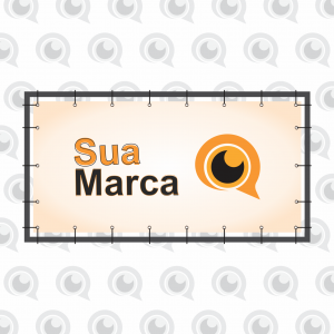 LONA COM REFORÇO E ILHÓS Lona 440g Tam. Variados 4x0 Impressão Solvente  